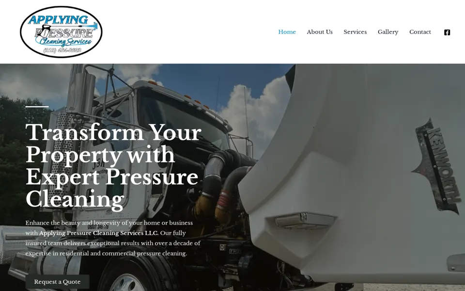 Applying Pressure Cleaning