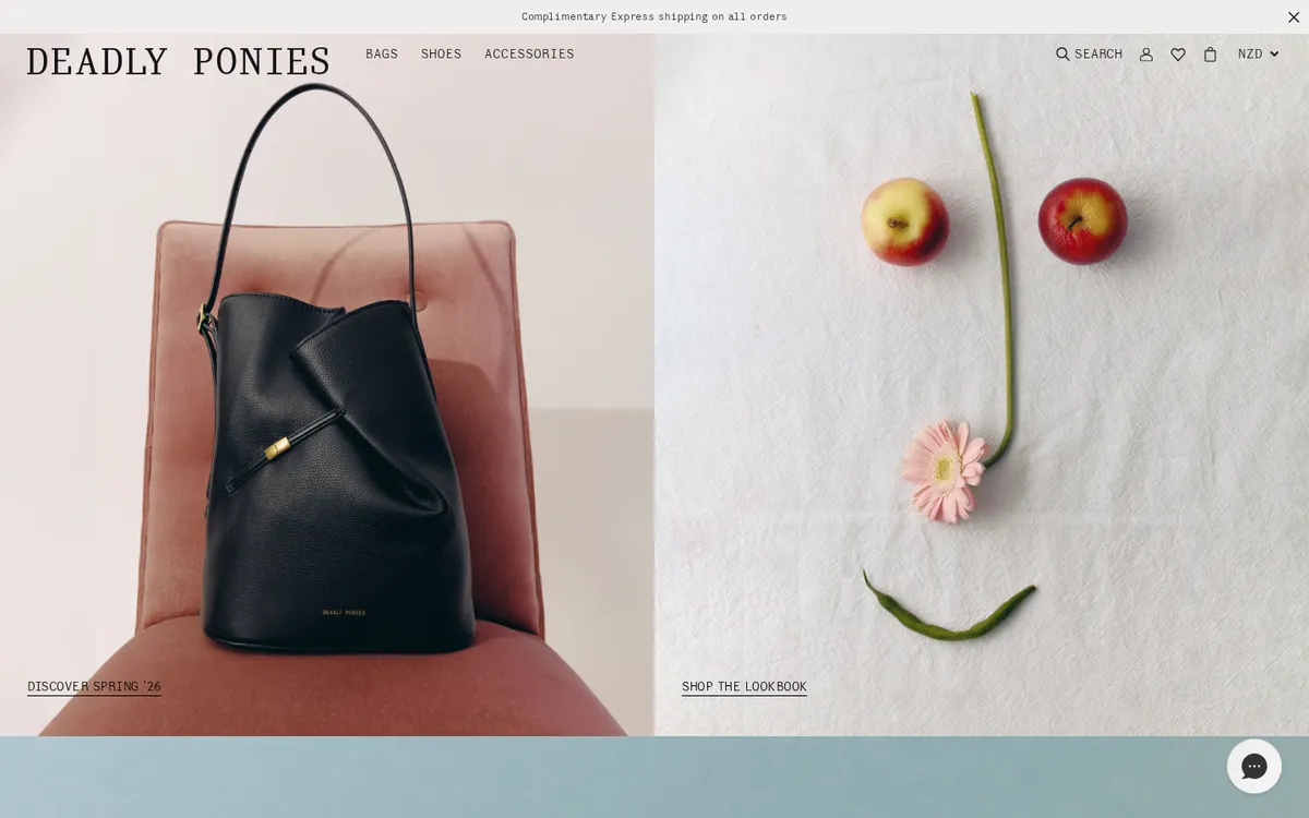 Deadly Ponies website screenshot